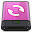 Pink Sync W Icon 32x32 png